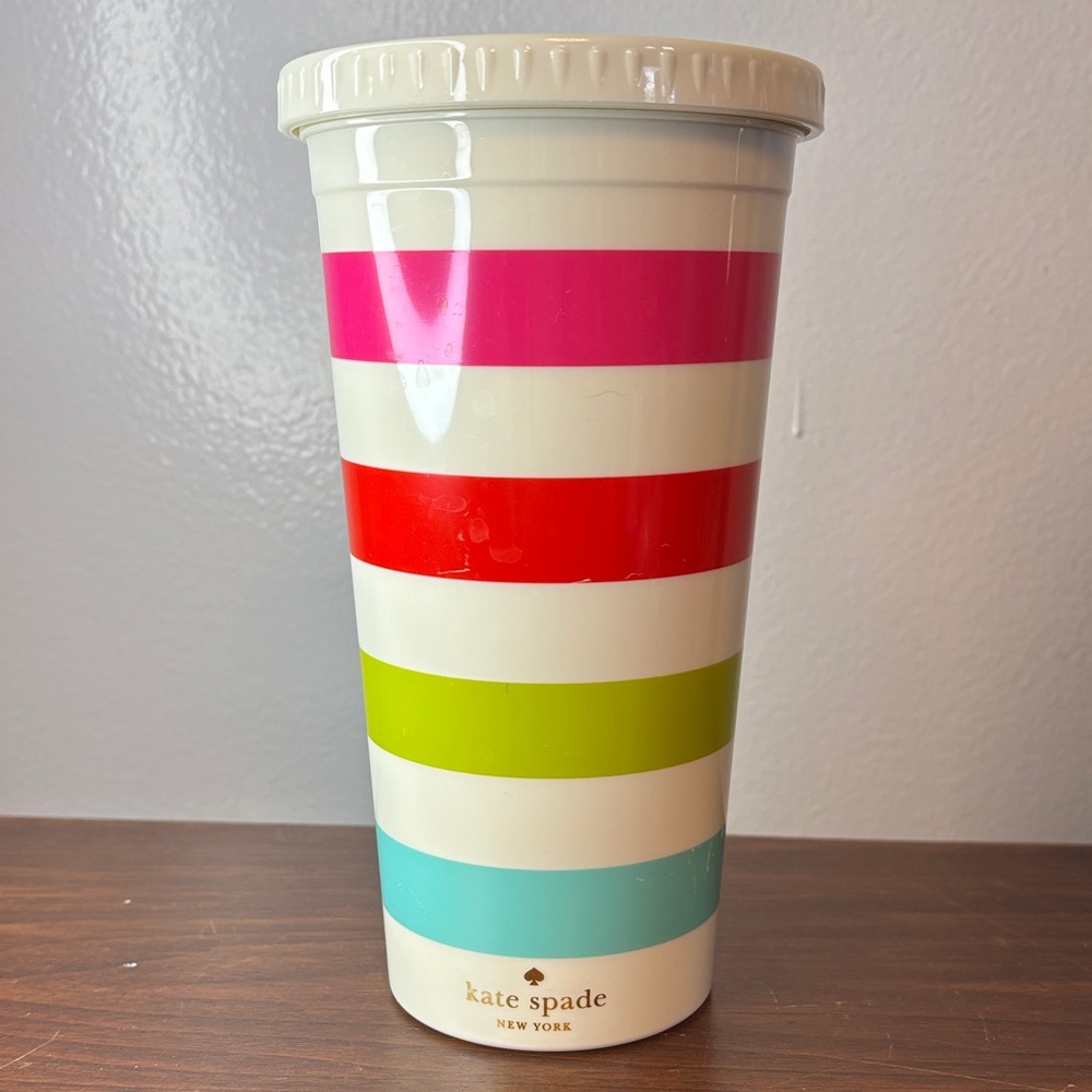 Kate Spade Vibrant Striped Tumbler
